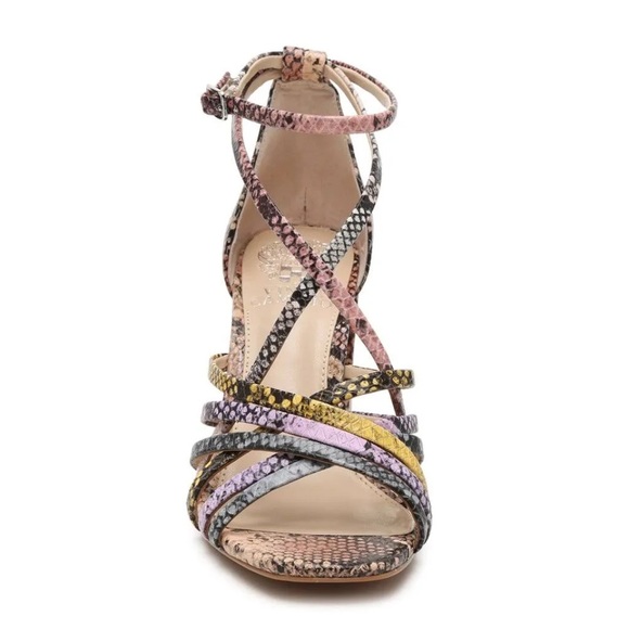 Vince Camuto Winivey Snake Multi-Colored Strap Sandal size 7.5 - Picture 1 of 15